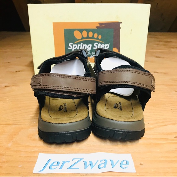 Spring Step Men's Domain Sandal, Black Size 12.5 - Picture 5 of 7